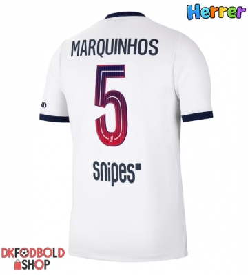Paris Saint-Germain Marquinhos #5 Udebanetrøje 2026-27 Kort ærmer Paris Saint-Germain Marquinhos #5 Udebanetrøje 2026-27 Kort ærmer